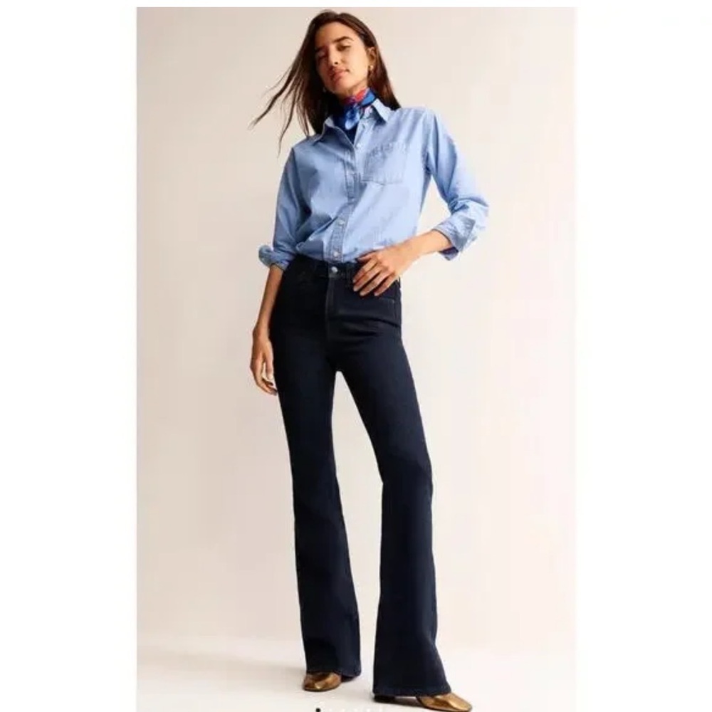 Boden Blue Flare Skinny Leg Jeans